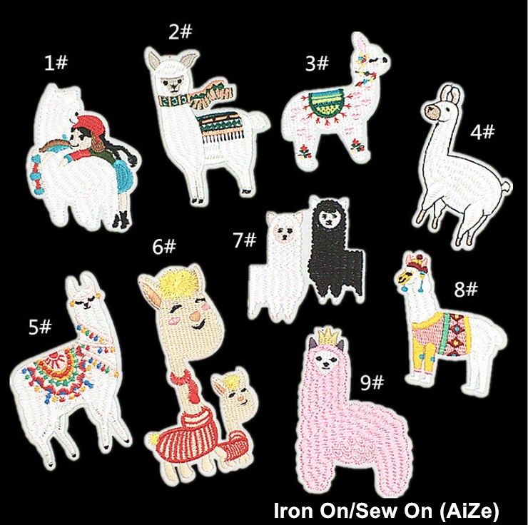 Sewing Id - 10 Pcs 수 놓은 동물 패치