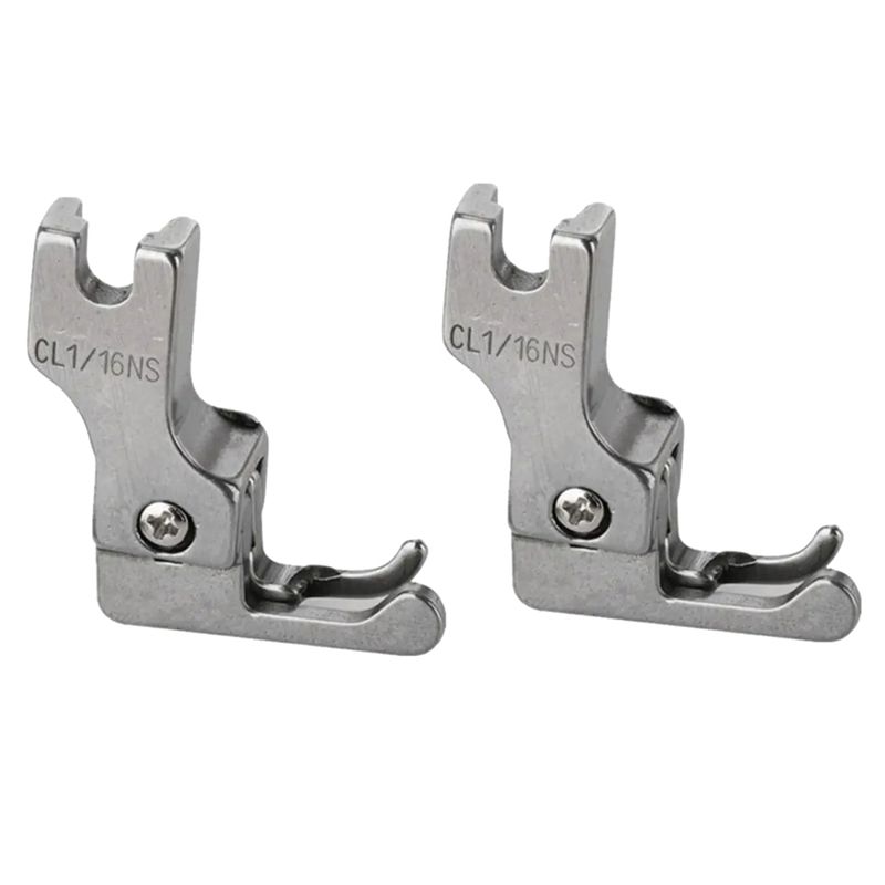 Zipper Foot Presser - AEE8-2개 좁은 가이드 프레서풋 산업용 록스티치
