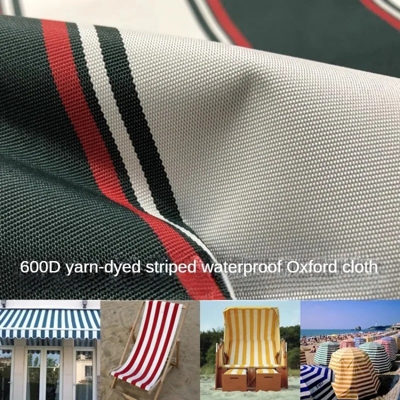 스트라이프 옥스포드 원단 방수 자외선 차단 야외 차양  - Textile And Sewing Materials 리뷰 및 가격