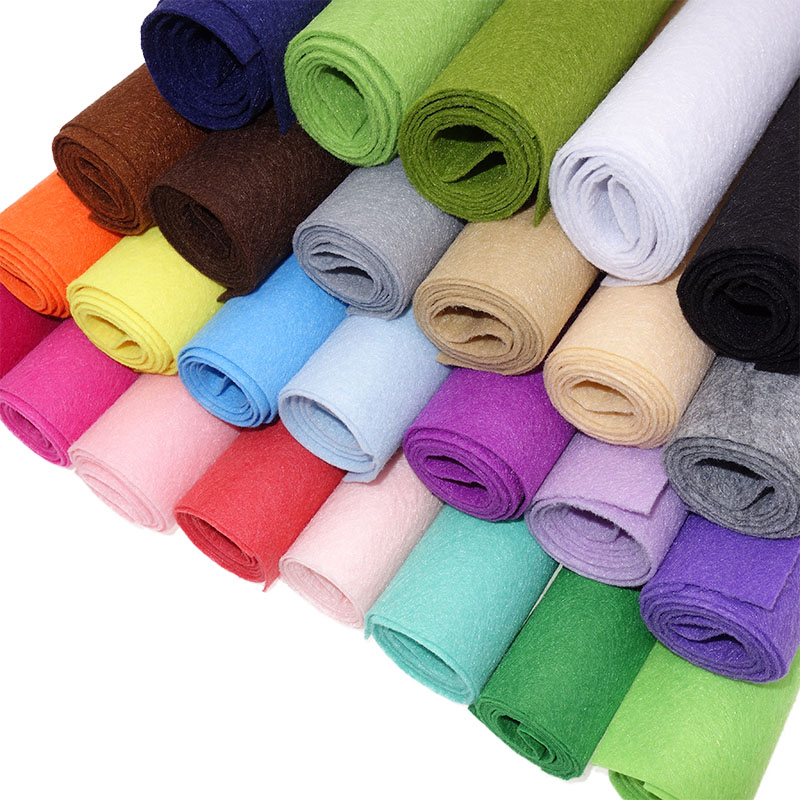펠트 패브릭 부직포 펠트 패브릭 시트 DIY 봉제 인형 - Textile And Sewing Materials 리뷰 및 가격