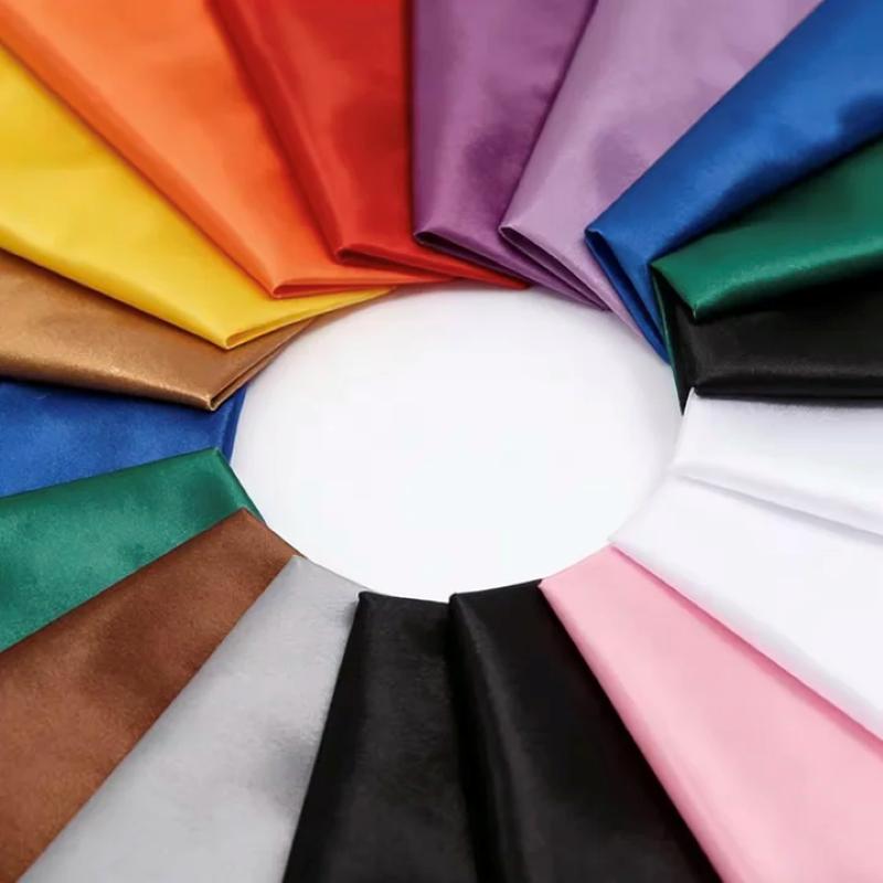 멀티 컬러 부드러운 새틴 원단 DIY 바느질 공예 드레 - Textile And Sewing Materials 리뷰 및 가격