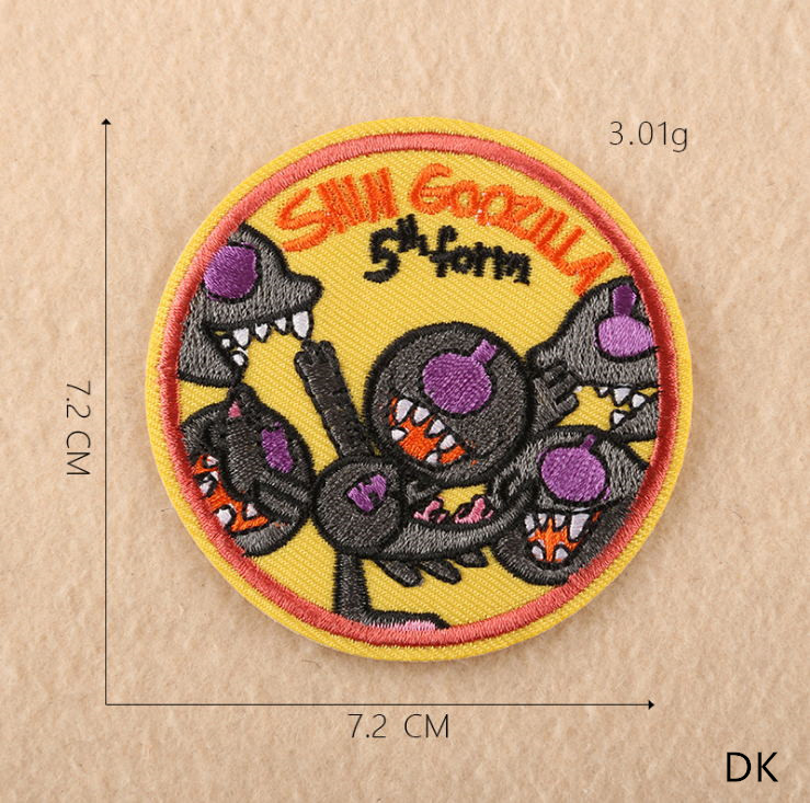 라운드 자수 패치 다리미, 청바지 코트, 티셔츠 가방, - Sewing Id 리뷰 및 가격