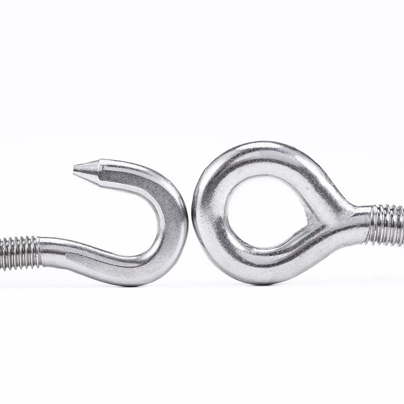 304 스테인리스 스틸 양눈 나사 볼트 링 걸이 훅 기 - Hook Eye Fastener 리뷰 및 가격